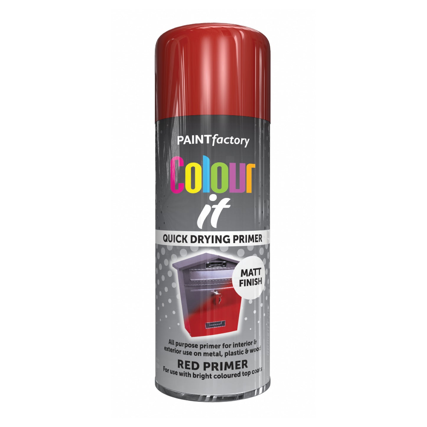 12 pack Paint Factory Colour It Red Primer Spray Paint 400ml quick drying aerosol primer