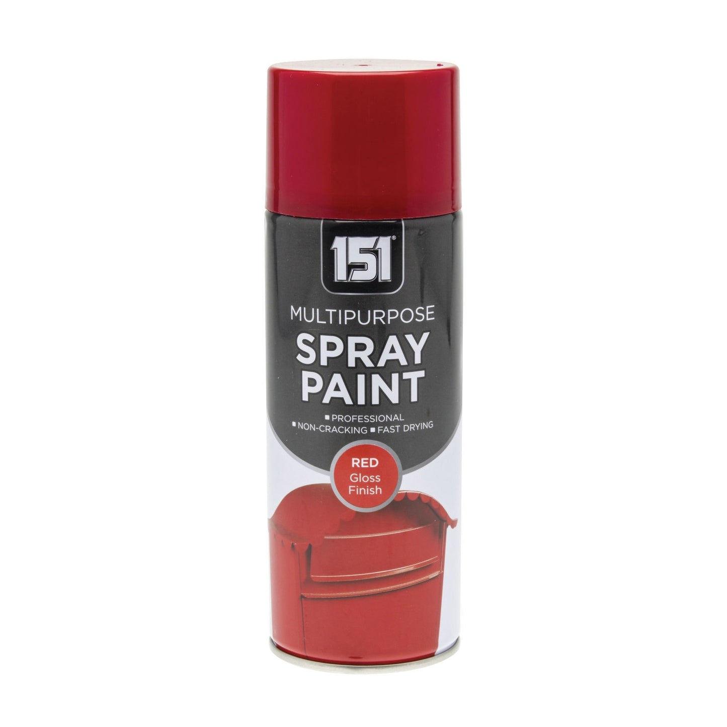 151 Red Gloss Spray Paint 400ml Aerosol Can