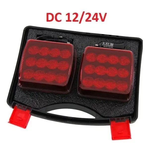 Neilsen Wireless LED Red Warning Light – Magnetic Rechargeable Breakdown & Recovery Beacon voltage showing