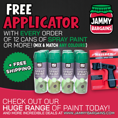 151 Green Gloss Spray Paint 400ml – Fast Dry Multi-Purpose Paint for Wood, Metal, Plastic & More