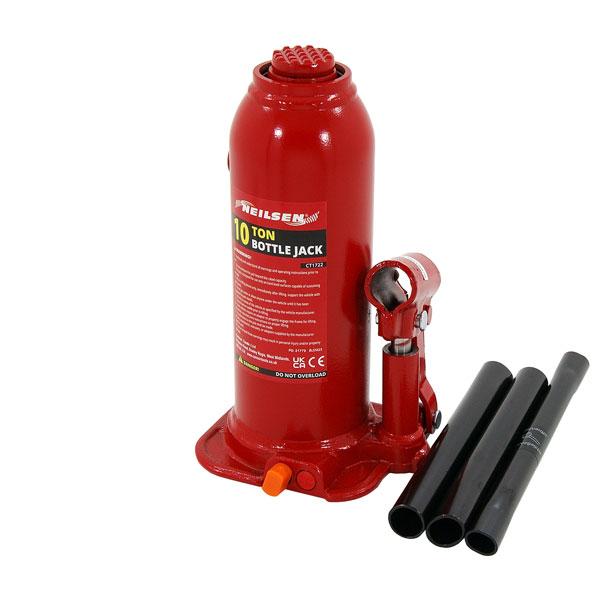 10 Ton Hydraulic Bottle Jack CT1722 – Heavy Duty Lifting Tool