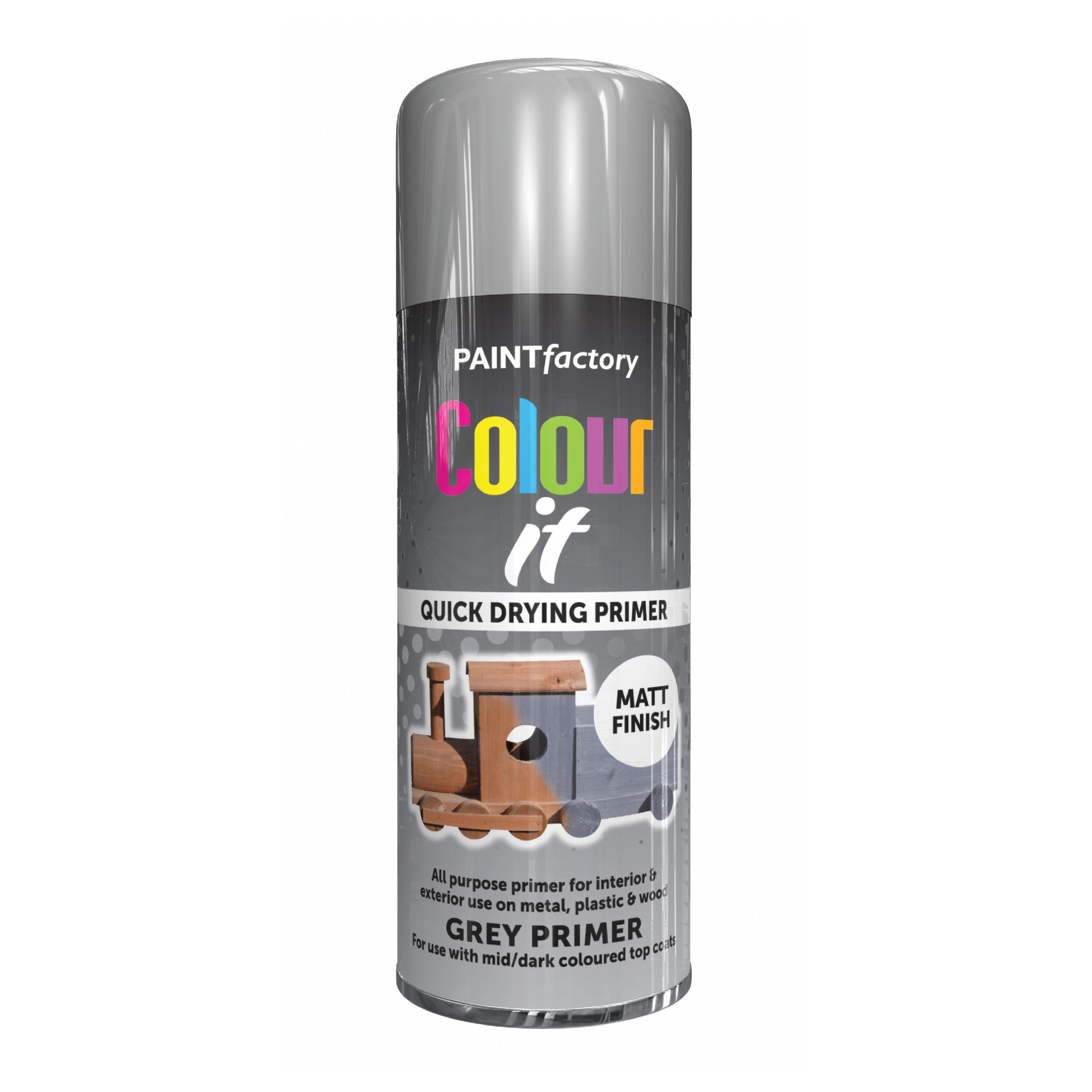 12 pack Paint Factory Colour It Grey Primer Spray Paint 400ml quick drying aerosol primer