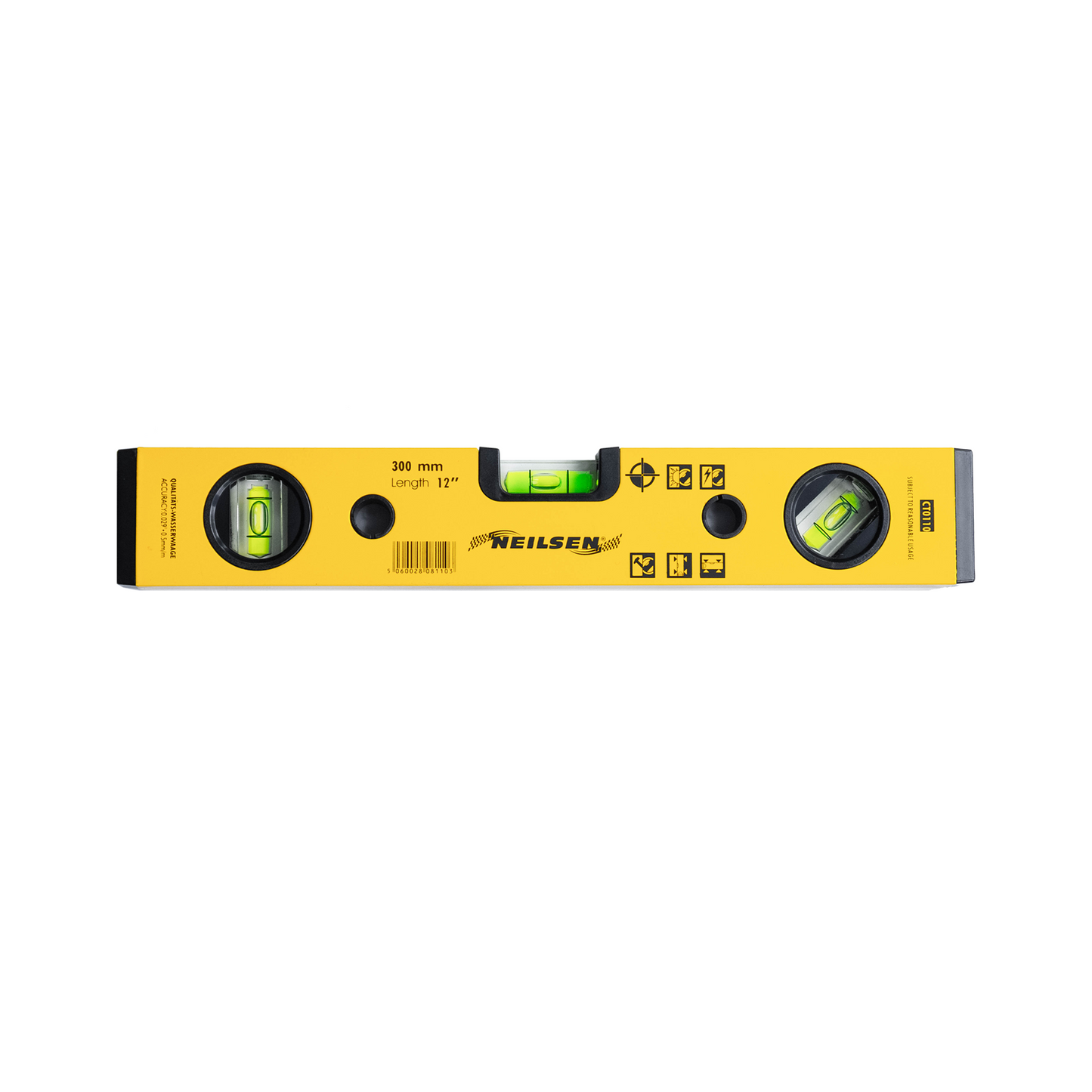 12 Inch Spirit Level with Laser CT0110 – Integrated Laser Line Level