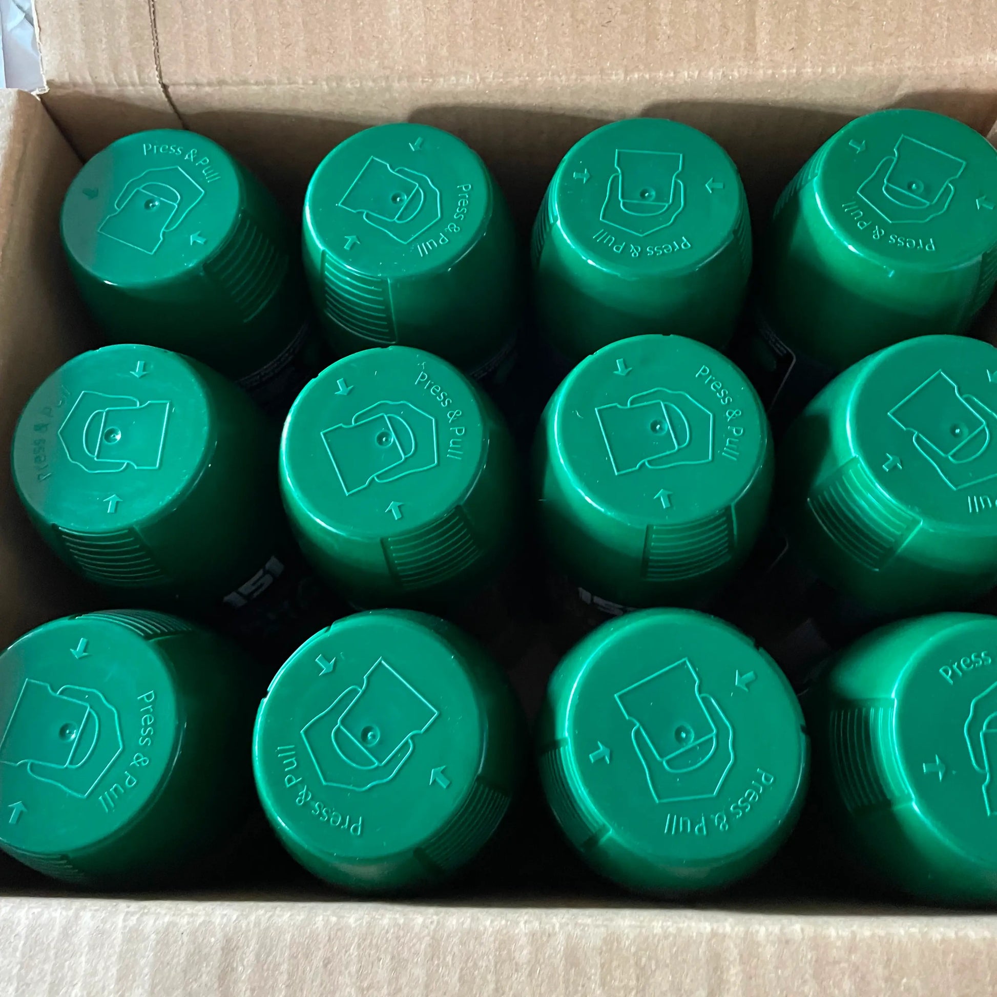 12 X 151 Green Gloss Spray Paint 400ml (1 Box) – Fast Dry Multi-Purpose Paint for Wood, Metal, Plastic & More in the box