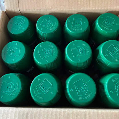12 X 151 Green Gloss Spray Paint 400ml (1 Box) – Fast Dry Multi-Purpose Paint for Wood, Metal, Plastic & More in the box