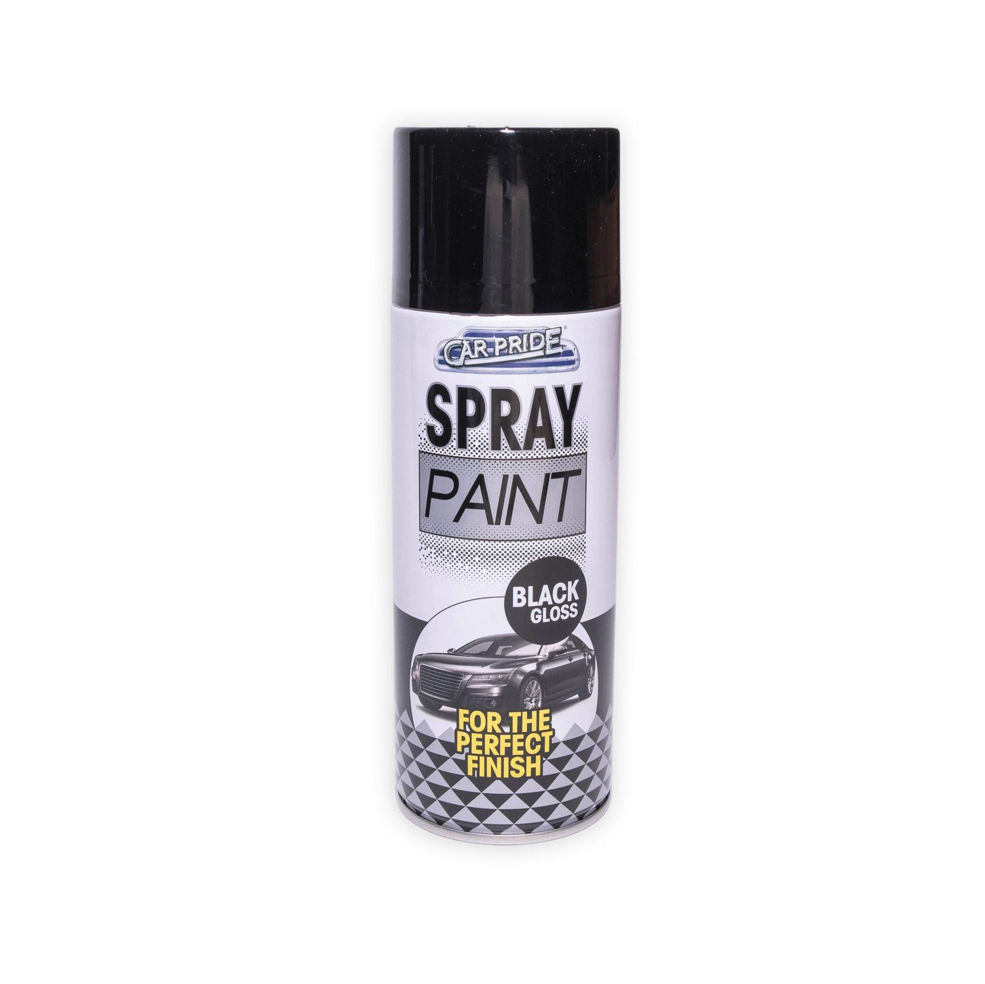 Car Pride Black Gloss Spray Paint 400ml aerosol can