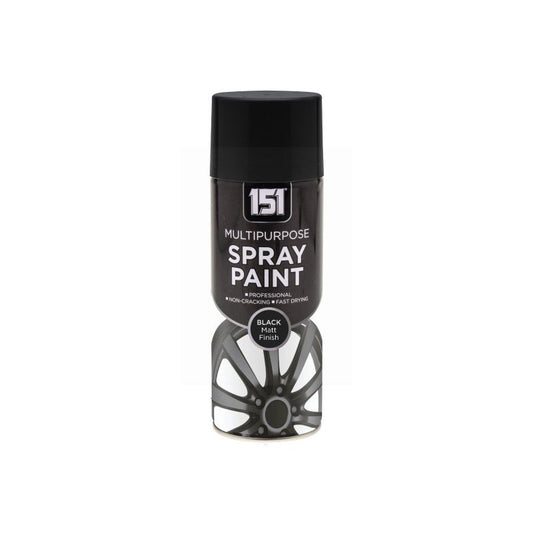 151 Black Matt Spray Paint 400ml aerosol can