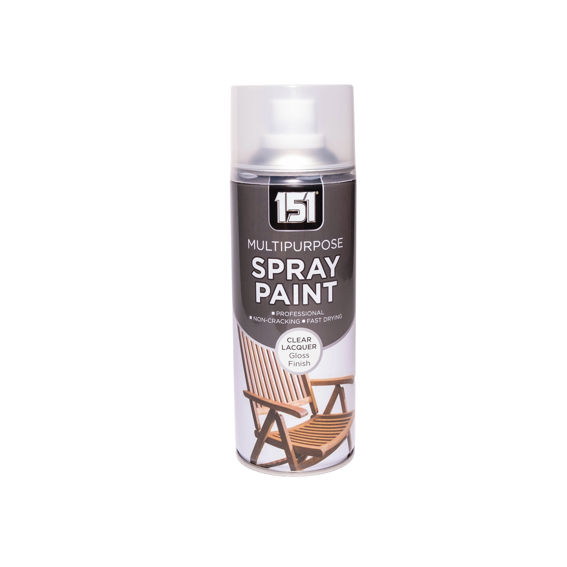 151 Clear Lacquer Gloss Spray Paint 400ml clear protective aerosol can