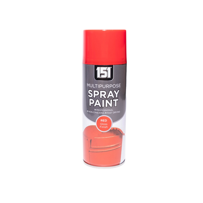 151 Red Gloss Spray Paint 400ml Single Aerosol Can