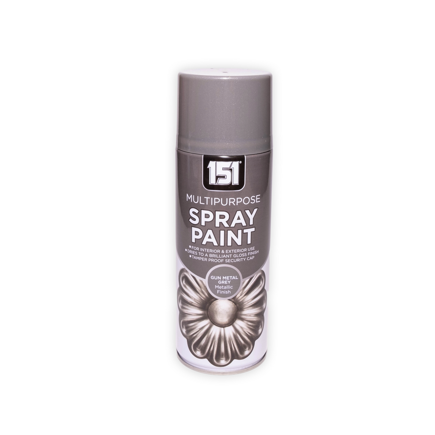 (1 Box) 12 X 151 Gun Metal Grey Spray Paint 400ml – Quick Dry Multi-Purpose Paint for Wood, Metal & Plastic