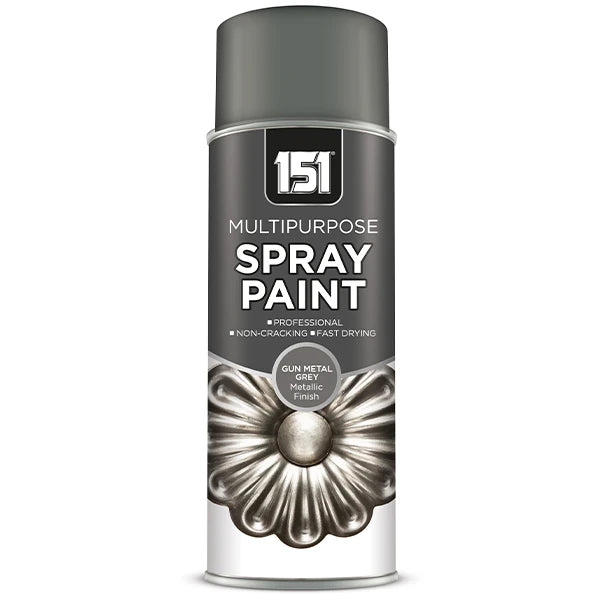151 Gun Metal Grey Spray Paint 400ml graphic rendering