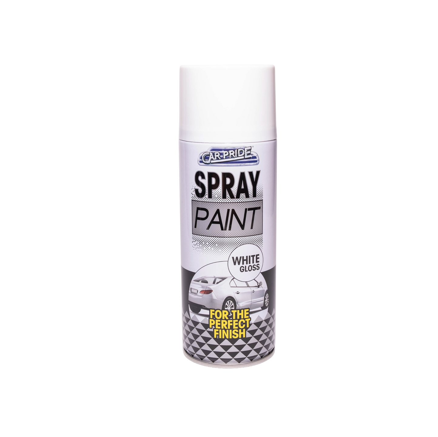Car Pride White Gloss Spray Paint 400ml aerosol can