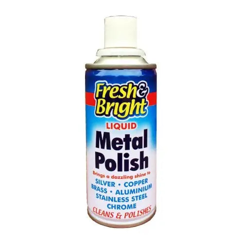 Duzzit Metal Polish Liquid 120ml – Tarnish & Stain Remover for Silver, Jewellery & Household Metals
