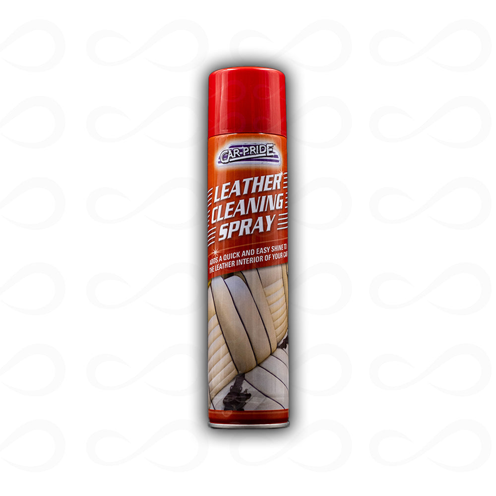 12 X Car Pride Leather Cleaning Spray 300ml – Cleaner & Conditioner for Car Seats, Furniture & Footwear (1 Box)