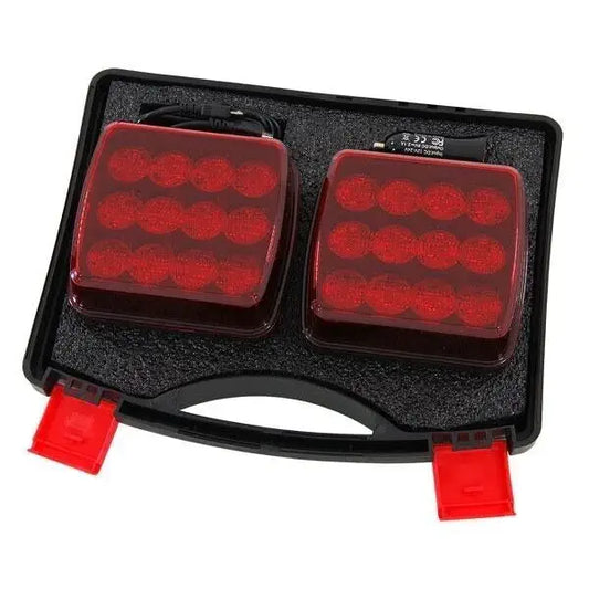 Neilsen Wireless LED Red Warning Light – Magnetic Rechargeable Breakdown & Recovery Beacon
