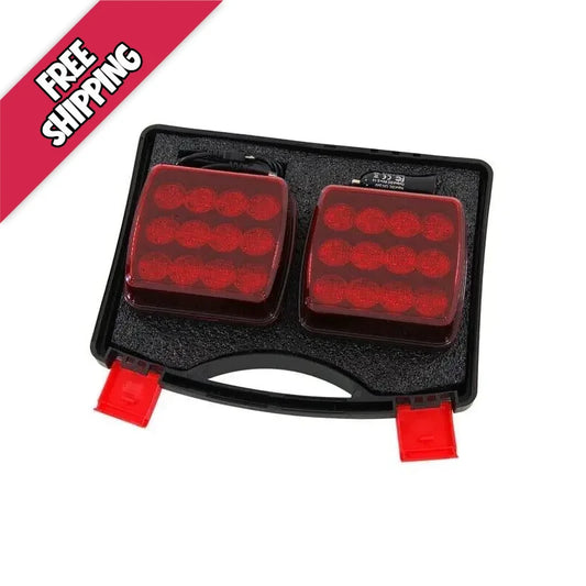 Neilsen Wireless LED Red Warning Light – Magnetic Rechargeable Breakdown & Recovery Beacon Free Shipping