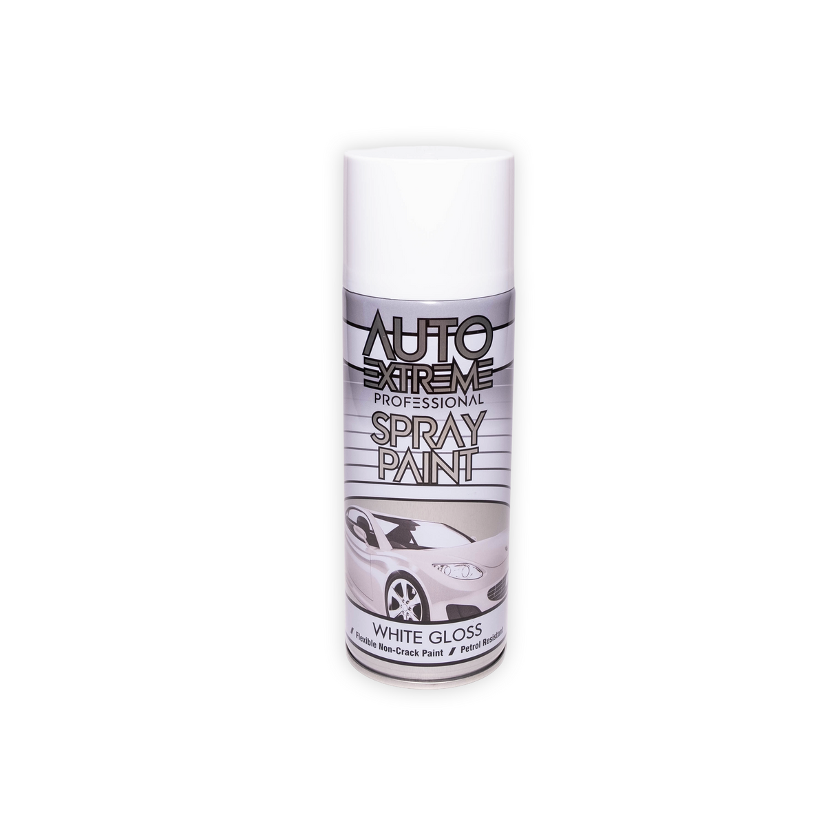 12 X Auto Extreme Professional White Gloss Spray Paint 400ml | Automotive Aerosol Paint