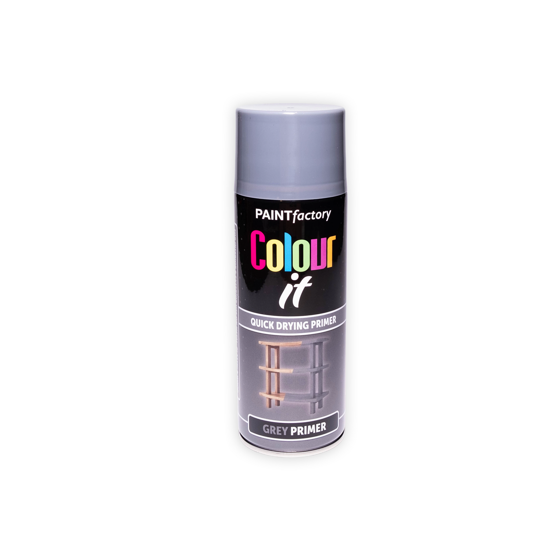 Paint Factory Colour It Grey Primer Spray Paint 400ml quick drying aerosol primer