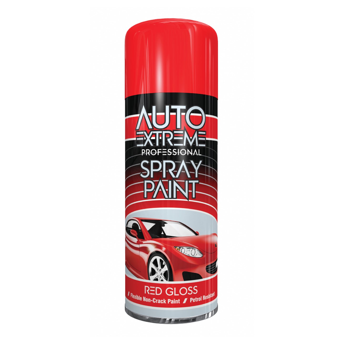 AX Pro Spray Paint Red Gloss 400ml professional aerosol paint can
