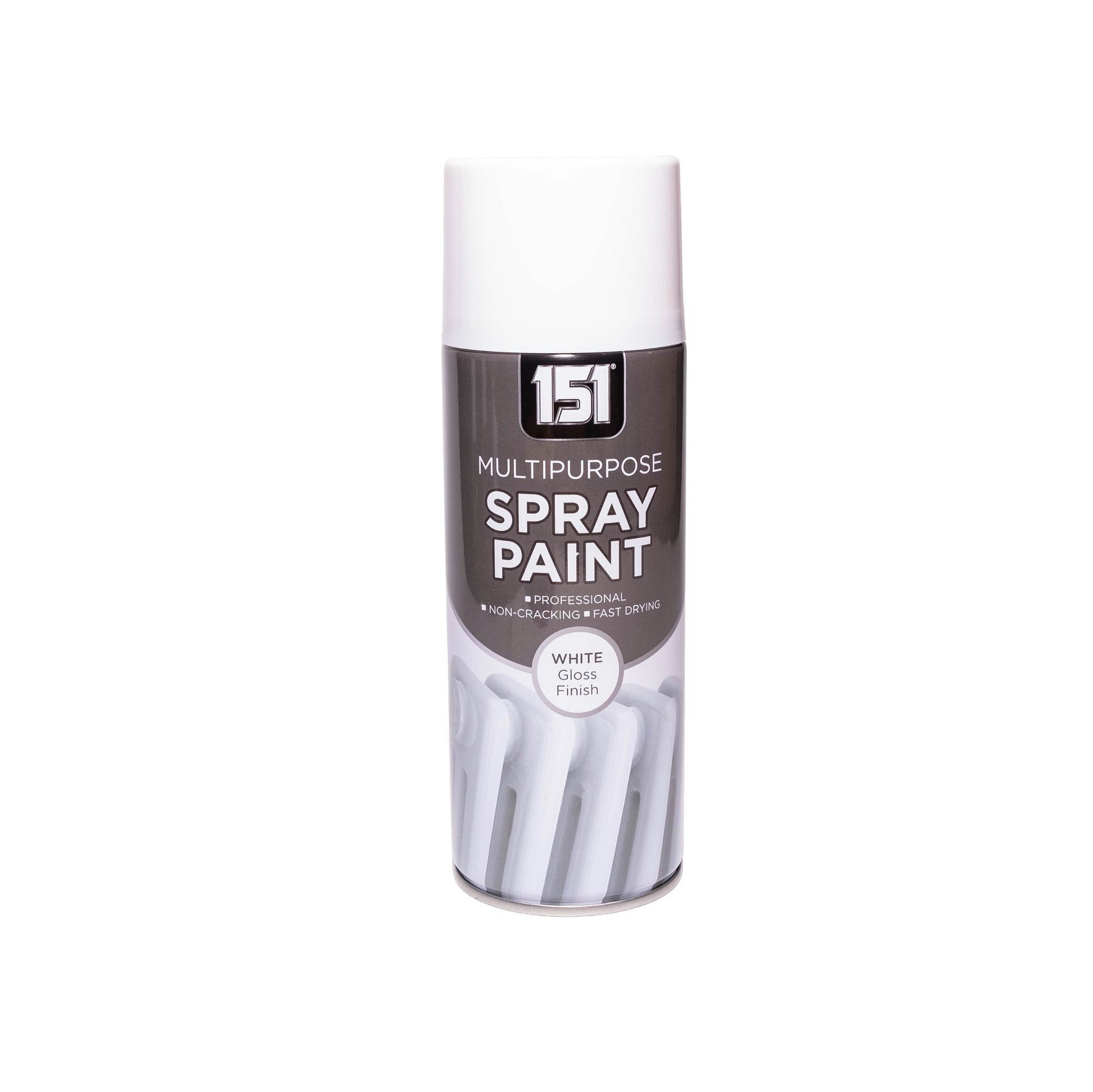 Box of 12 151 White Gloss Spray Paint 400ml